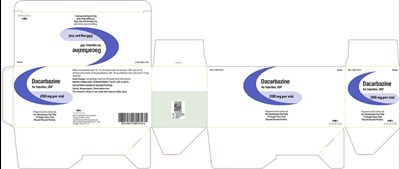 Package Label Principal Display Panel Dacarbazine For Injection, Usp Carton (Dacarb Carton)